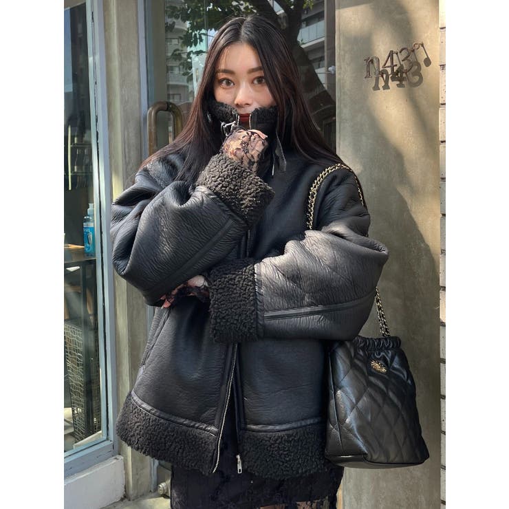 オーバーサイズボアブルゾン | EVRIS | 詳細画像21 