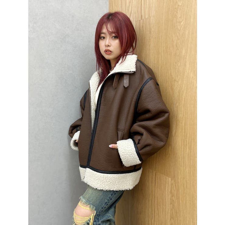 オーバーサイズボアブルゾン | EVRIS | 詳細画像28 