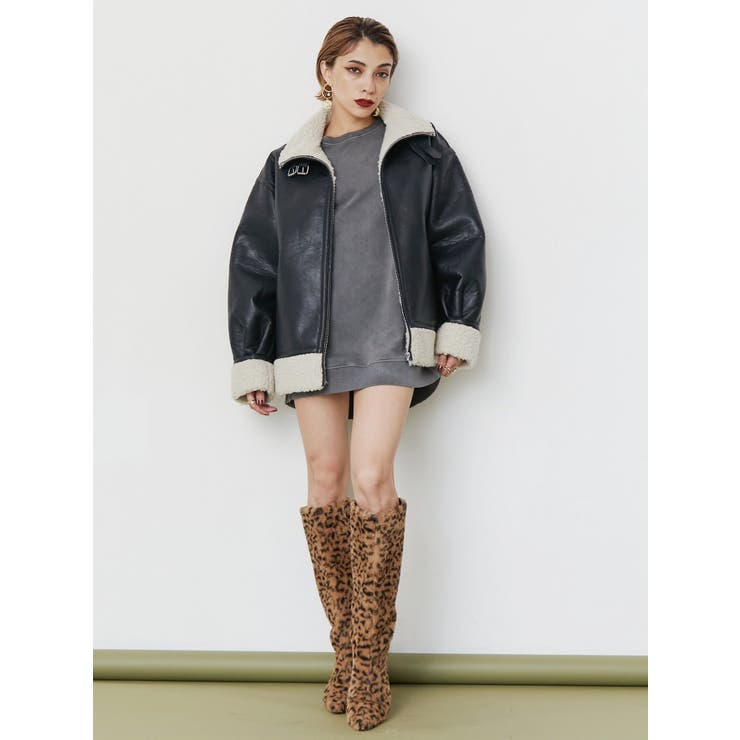 オーバーサイズボアブルゾン | EVRIS | 詳細画像3 