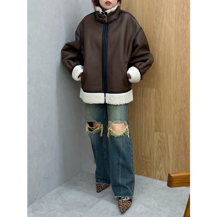 オーバーサイズボアブルゾン | EVRIS | 詳細画像30 