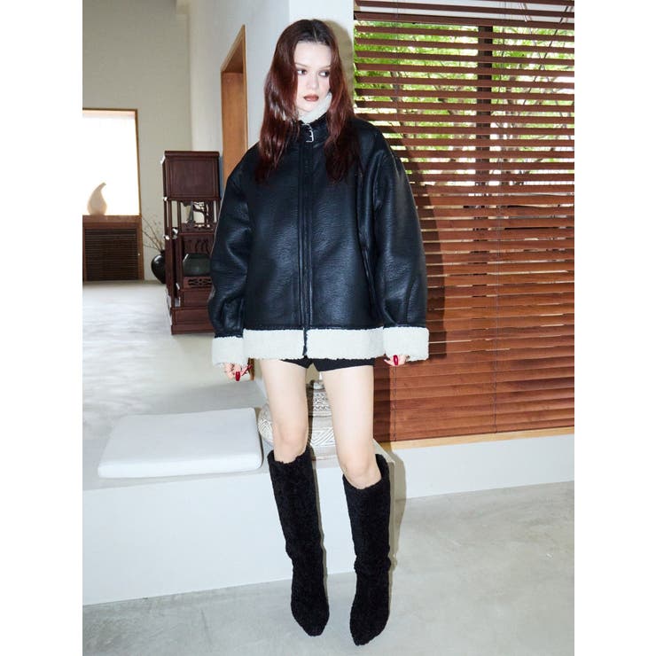 オーバーサイズボアブルゾン | EVRIS | 詳細画像37 