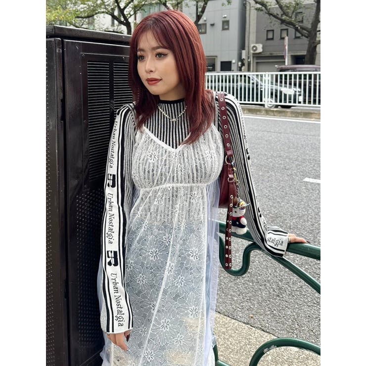 レースコンビロングキャミワンピース | EVRIS | 詳細画像20 