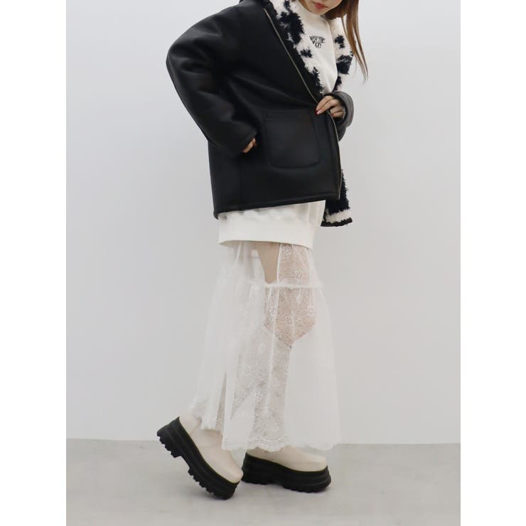 レースコンビロングキャミワンピース | EVRIS | 詳細画像29 