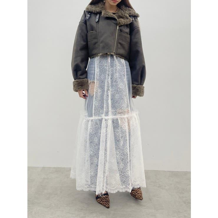 レースコンビロングキャミワンピース | EVRIS | 詳細画像32 