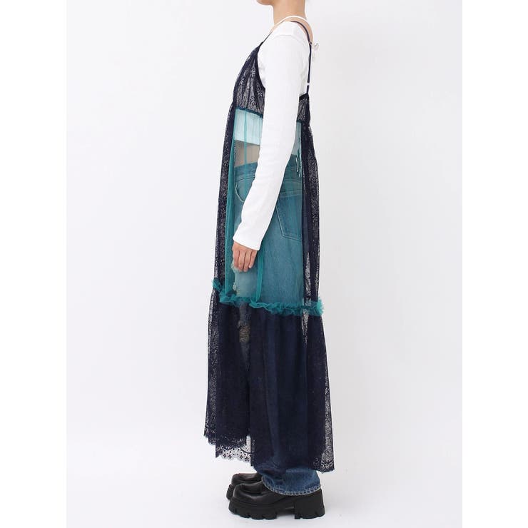 レースコンビロングキャミワンピース | EVRIS | 詳細画像48 