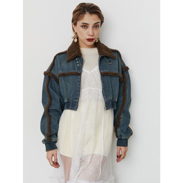 レースコンビロングキャミワンピース | EVRIS | 詳細画像5 