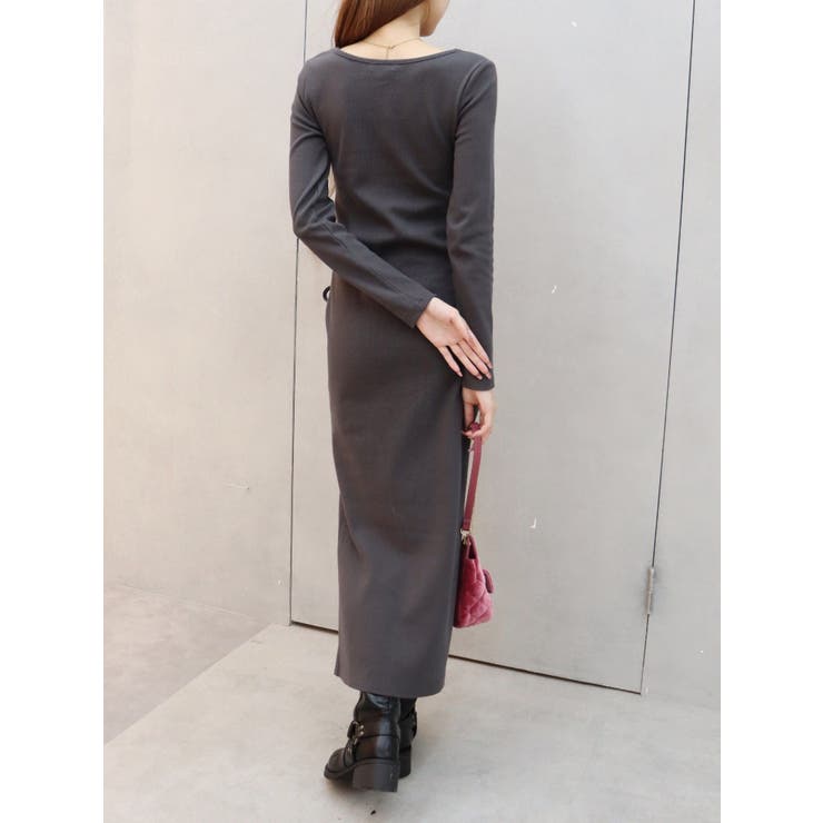 ドロストギャザーロングワンピース | EVRIS | 詳細画像11 