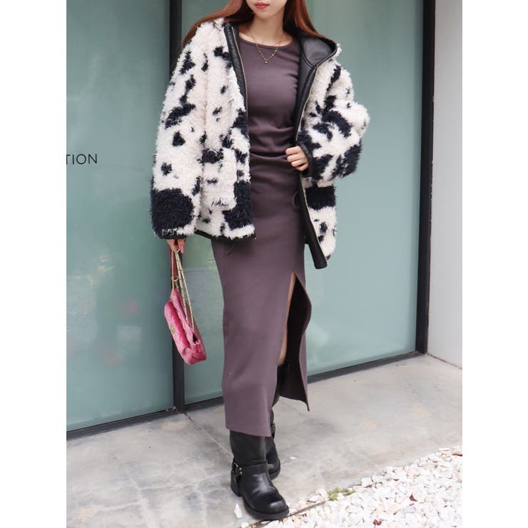 ドロストギャザーロングワンピース | EVRIS | 詳細画像14 