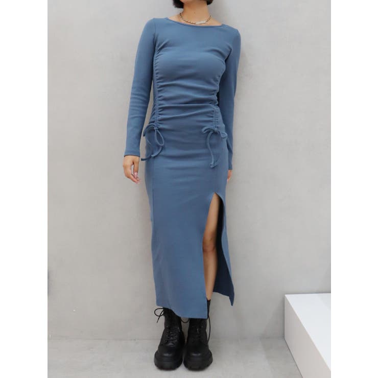 ドロストギャザーロングワンピース | EVRIS | 詳細画像23 