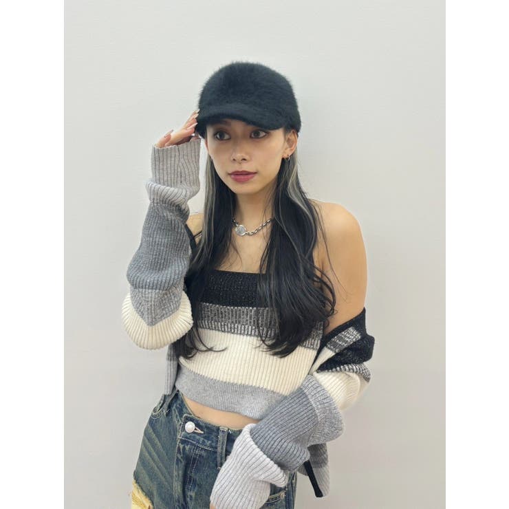 フェイクファーキャップ | EVRIS | 詳細画像4 