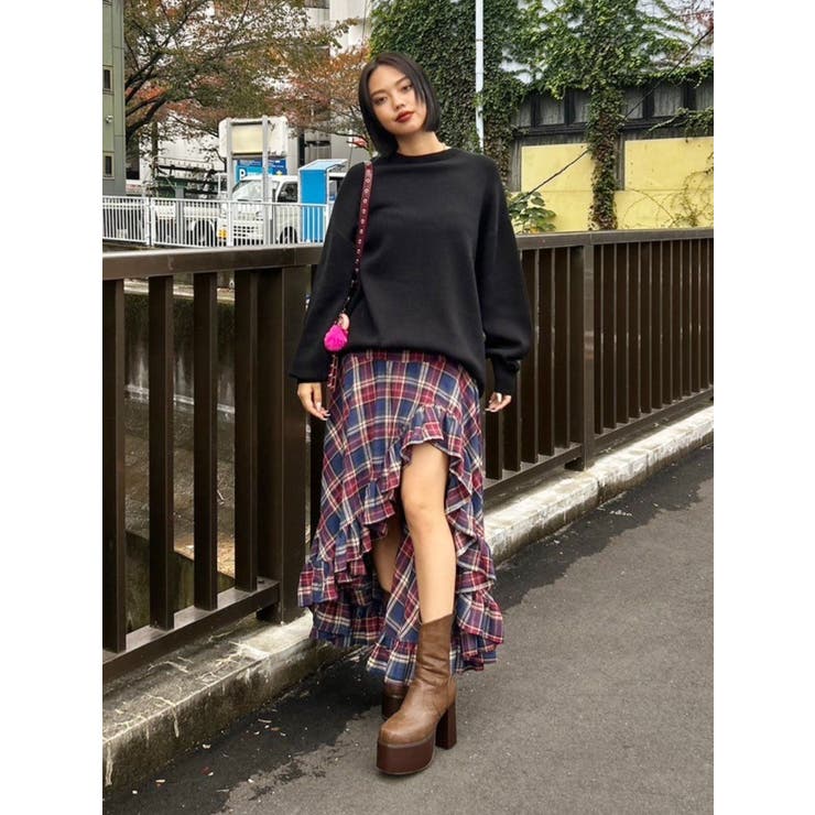 ウエスタンデザインプラットフォームブーツ | EVRIS | 詳細画像21 