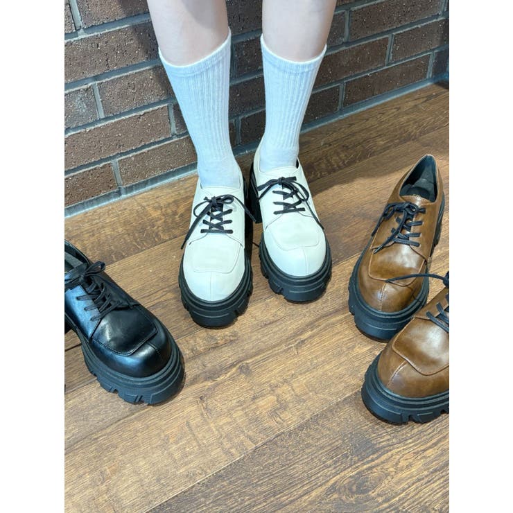 レースアッププラットフォームシューズ | EVRIS | 詳細画像18 