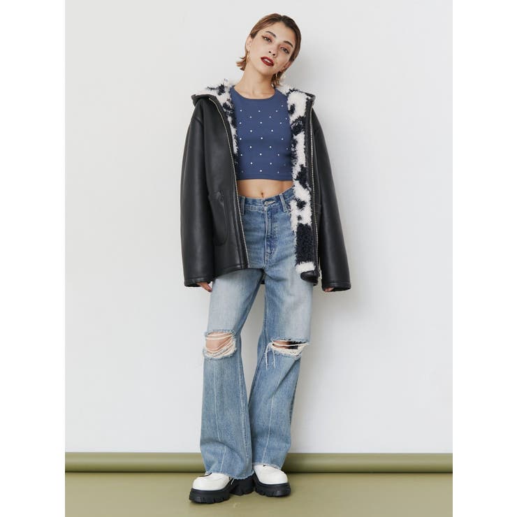 レースアッププラットフォームシューズ | EVRIS | 詳細画像7 