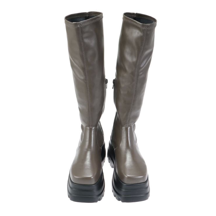 プラットフォームストレッチロングブーツ | EVRIS | 詳細画像26 