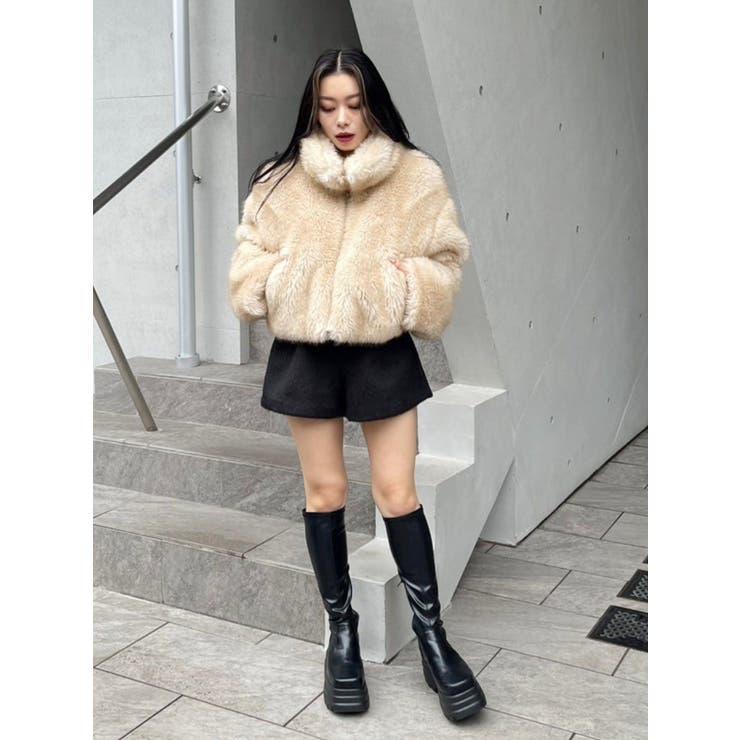 プラットフォームストレッチロングブーツ | EVRIS | 詳細画像9 