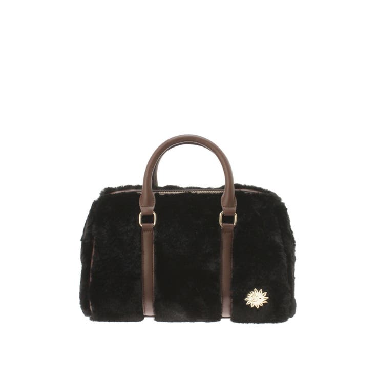 フェイクファーボストンBAG[品番：MKSW0060117]｜EVRIS