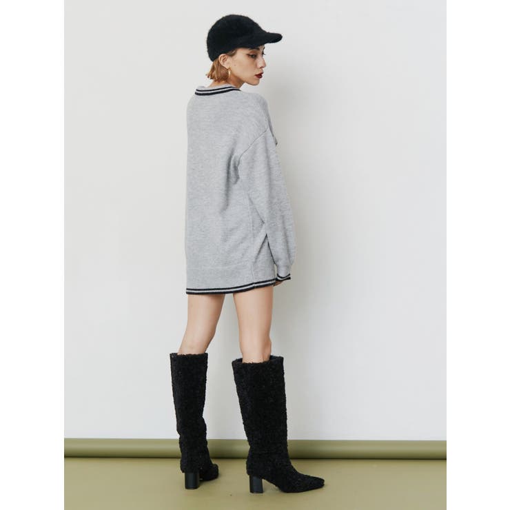 ワンポイントポロニットトップス[品番：MKSW0060101]｜EVRIS