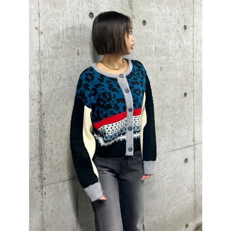 2WAYマルチパターンニットトップス[品番：MKSW0060100]｜EVRIS