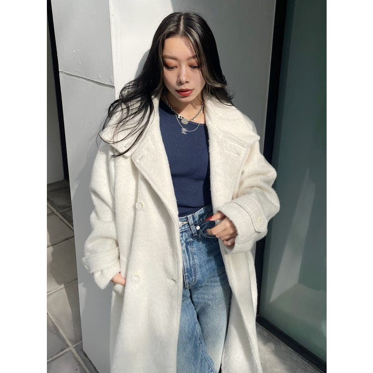 ワンポイントワンショルダーニットトップス[品番：MKSW0061605]｜EVRIS