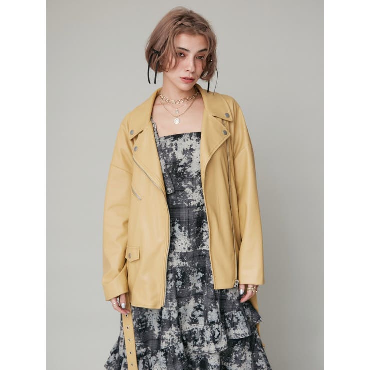 ルーズシルエットライダース | EVRIS | 詳細画像13 