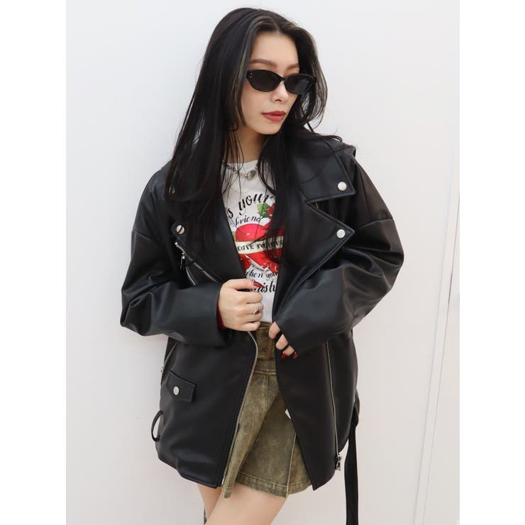 ルーズシルエットライダース | EVRIS | 詳細画像16 