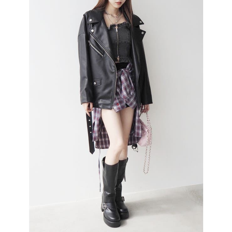 ルーズシルエットライダース | EVRIS | 詳細画像24 