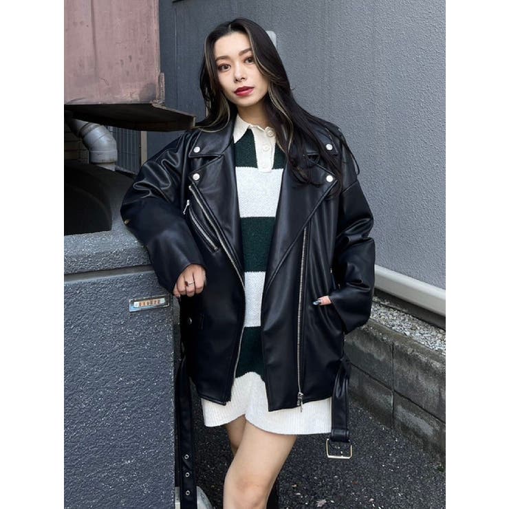 ルーズシルエットライダース | EVRIS | 詳細画像28 