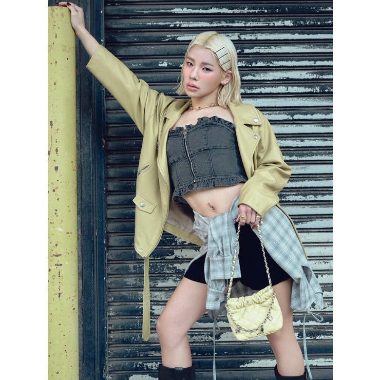 ルーズシルエットライダース | EVRIS | 詳細画像3 