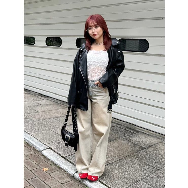 ルーズシルエットライダース | EVRIS | 詳細画像30 