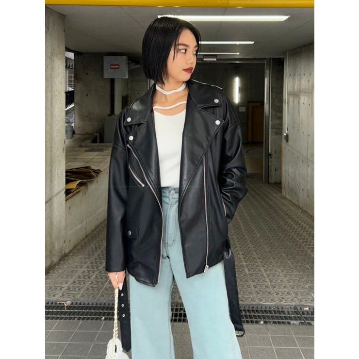 ルーズシルエットライダース | EVRIS | 詳細画像33 