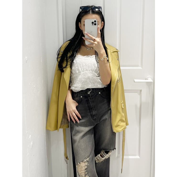 ルーズシルエットライダース | EVRIS | 詳細画像36 