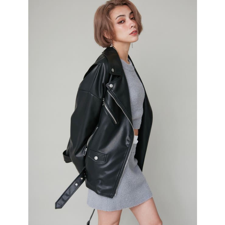 ルーズシルエットライダース | EVRIS | 詳細画像6 