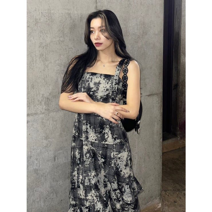 ワンピース ellacantaria Glow Forest Tiered Dress ellacantaria Glow Forest Tiered Dress - メルカリ