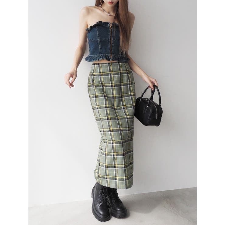 チェックタイトミディースカート | EVRIS | 詳細画像11 