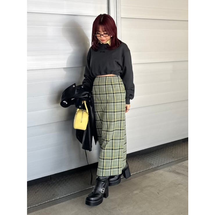 チェックタイトミディースカート | EVRIS | 詳細画像3 