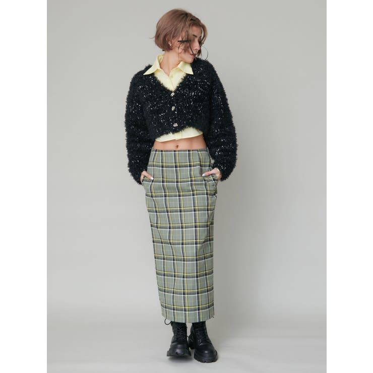 チェックタイトミディースカート | EVRIS | 詳細画像4 