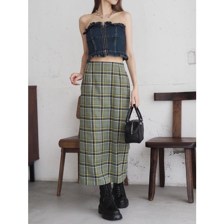 チェックタイトミディースカート | EVRIS | 詳細画像7 