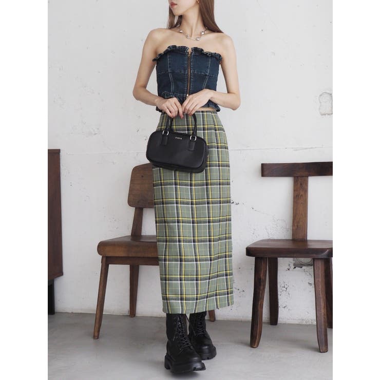 チェックタイトミディースカート | EVRIS | 詳細画像8 