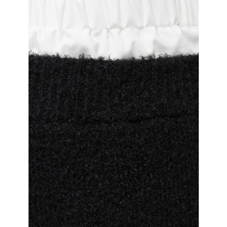 ダブルウエストファンシーヤーンミニスカート【セットアップ着用可能】 | EVRIS | 詳細画像31 