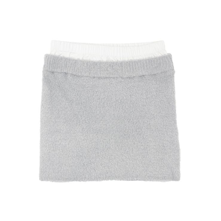 ダブルウエストファンシーヤーンミニスカート【セットアップ着用可能】 | EVRIS | 詳細画像32 