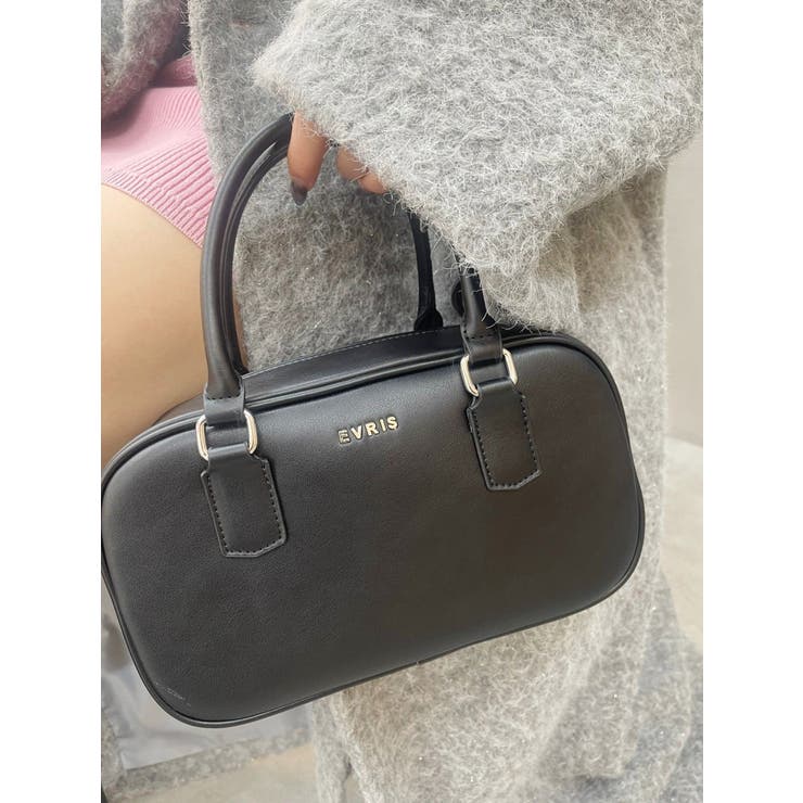 大幅値下げ！〈美品‼️〉evris エヴィス　バック　赤黒　ボストン ERモノグラムボストンバッグ[品番：MKSW0046371]｜EVRIS