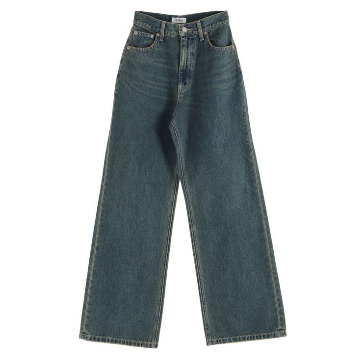 BACKスラッシュワイドデニムパンツ | EVRIS | 詳細画像37 