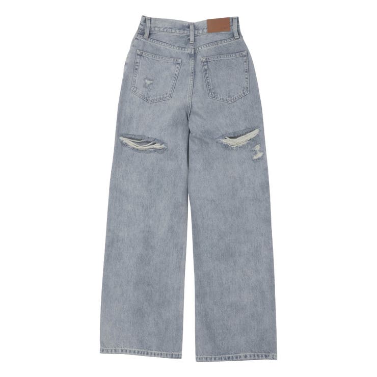 BACKスラッシュワイドデニムパンツ | EVRIS | 詳細画像40 