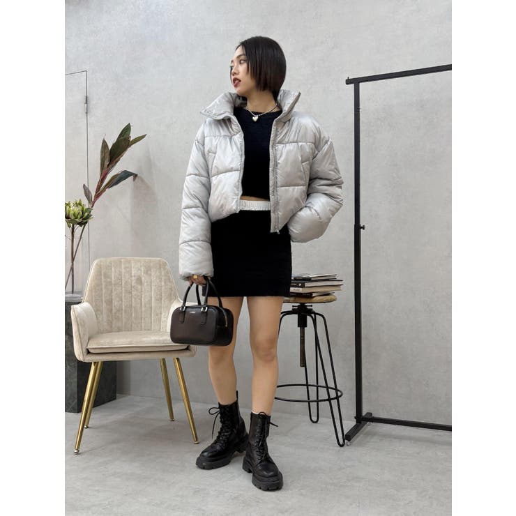 ワンポイントファンシーヤーンニットトップス【セットアップ着用可能】 | EVRIS | 詳細画像37 