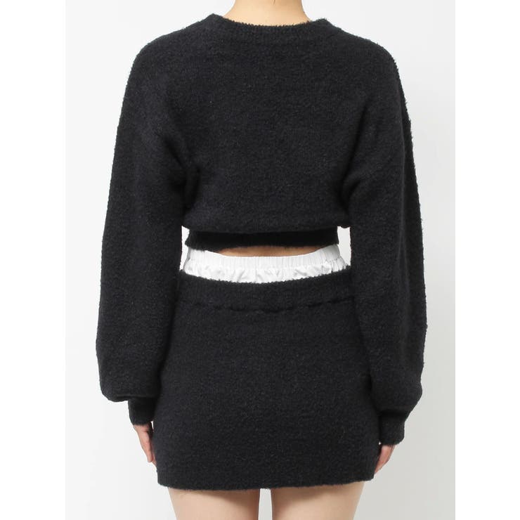 ワンポイントファンシーヤーンニットトップス【セットアップ着用可能】 | EVRIS | 詳細画像40 