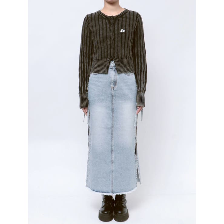 ワンポイントリブブリーチニットカーディガン | EVRIS | 詳細画像36 