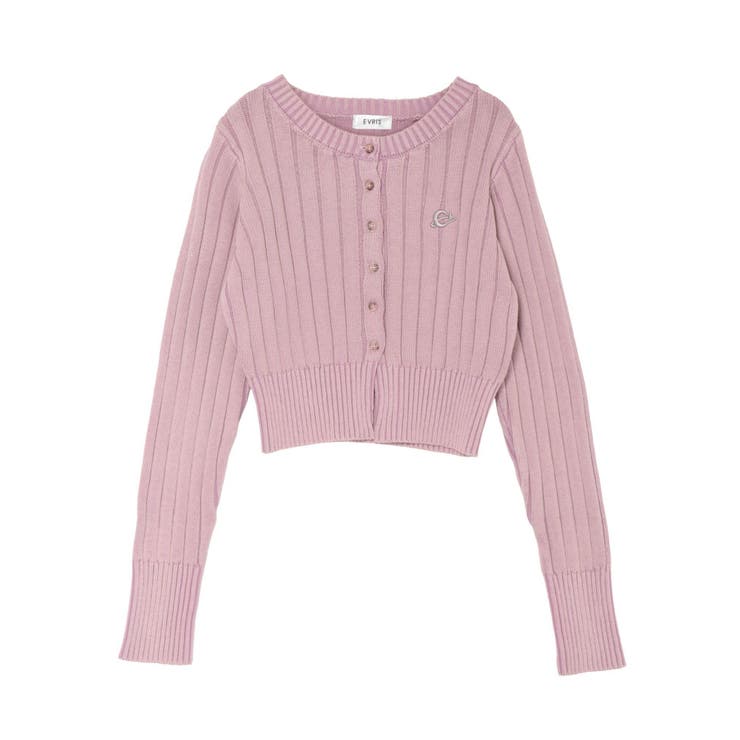 ワンポイントリブブリーチニットカーディガン | EVRIS | 詳細画像42 