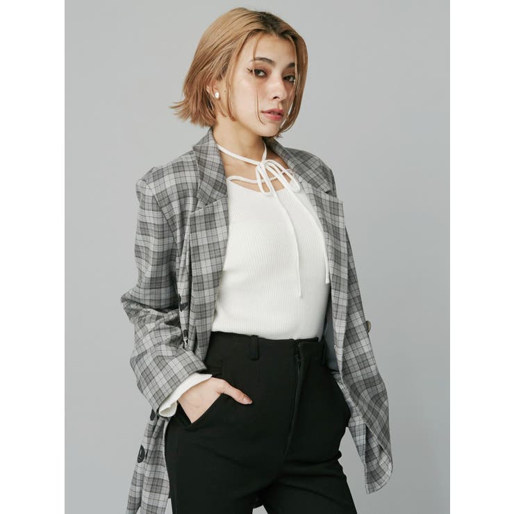 EVRIS - EVRIS シフォンチョーカー花柄トップス EVRIS（エヴリス）の「MULTI FLOWERシフォンチョーカーブラウス