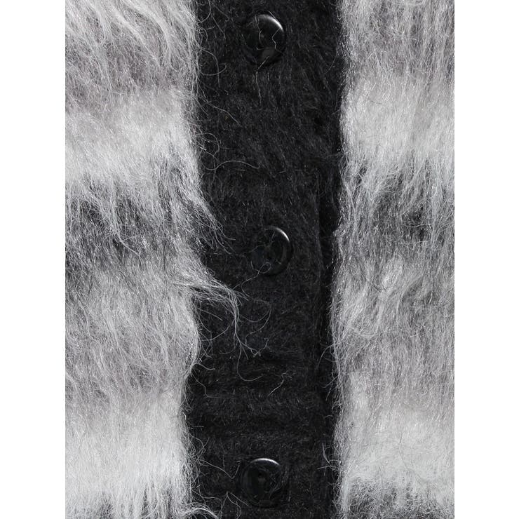 ソフトシャギーボーダーニットカーディガン | EVRIS | 詳細画像33 