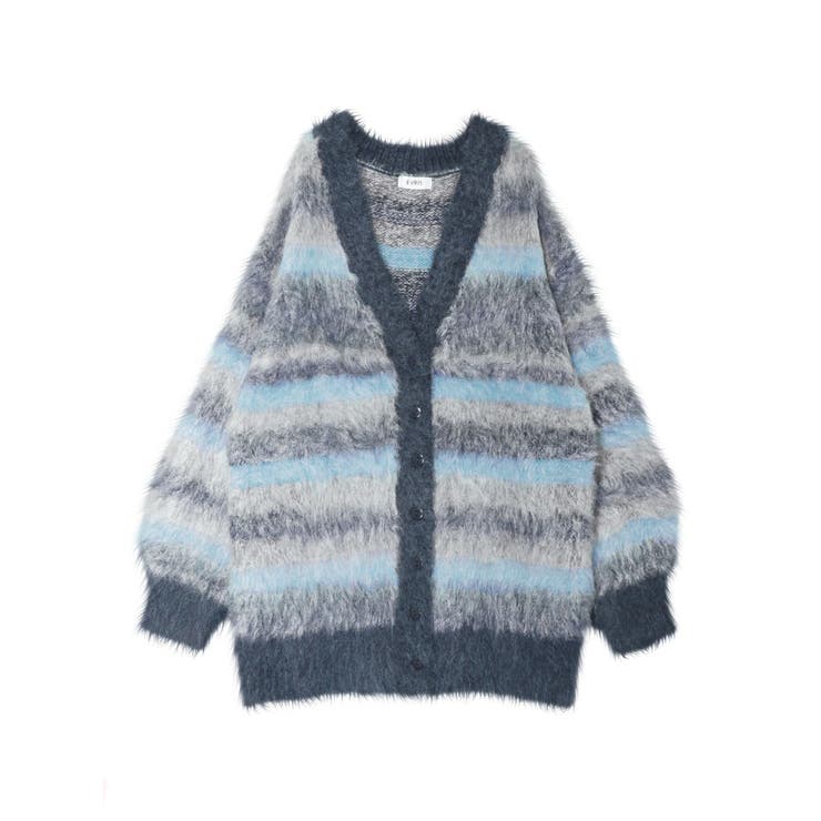 ソフトシャギーボーダーニットカーディガン | EVRIS | 詳細画像37 